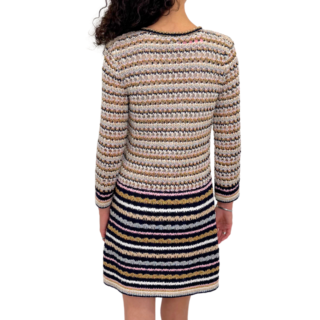 Chanel Multicolor Knit Dress (2024), S