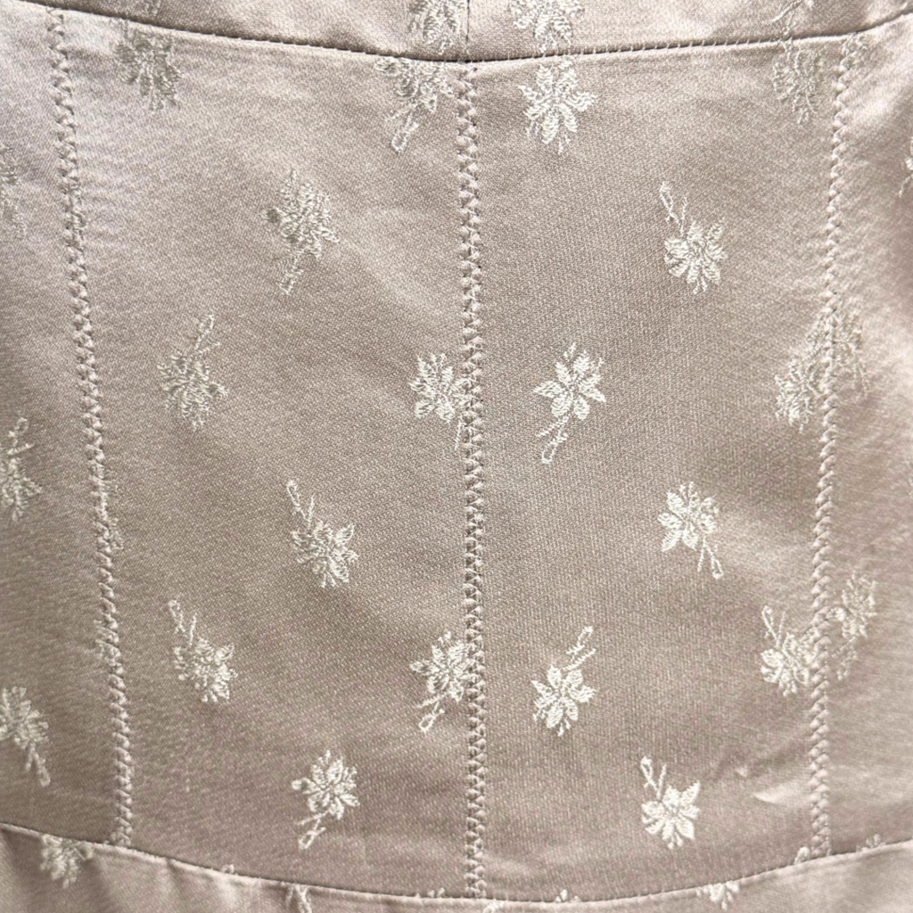 Fendi Silk Blend Floral Jacquard Dress, 44 (NWT)
