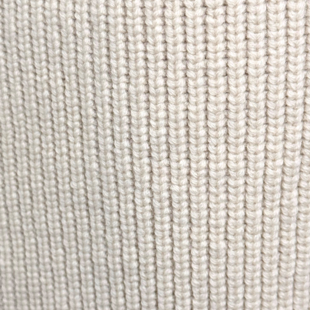 Hermès Cream Cashmere Knit Buttoned Skirt (NWT), 36