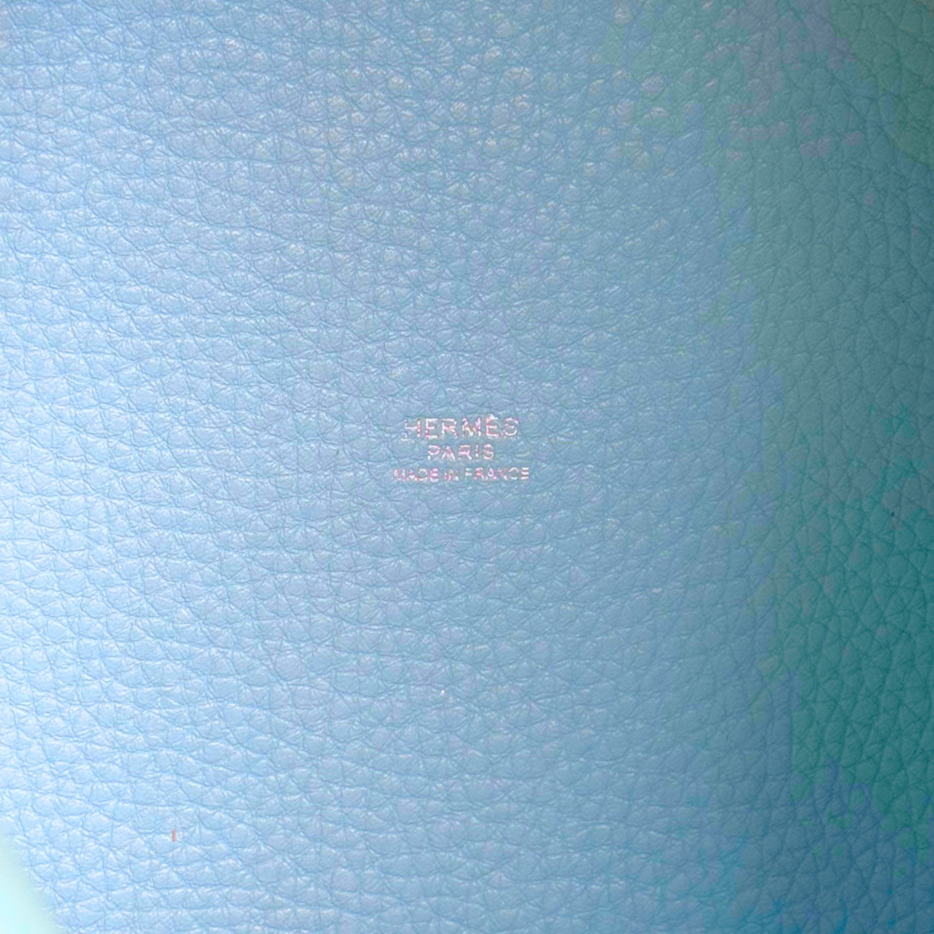 Hermès Picotin Sky Blue Clemence 22CM Palladium HW (2015)