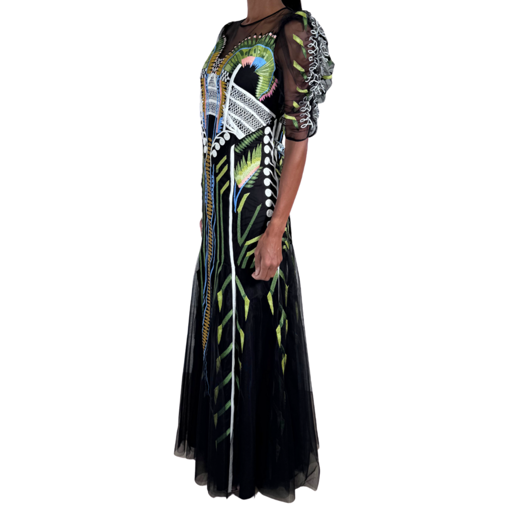 Temperley London Embroidered Organza Dress, 8