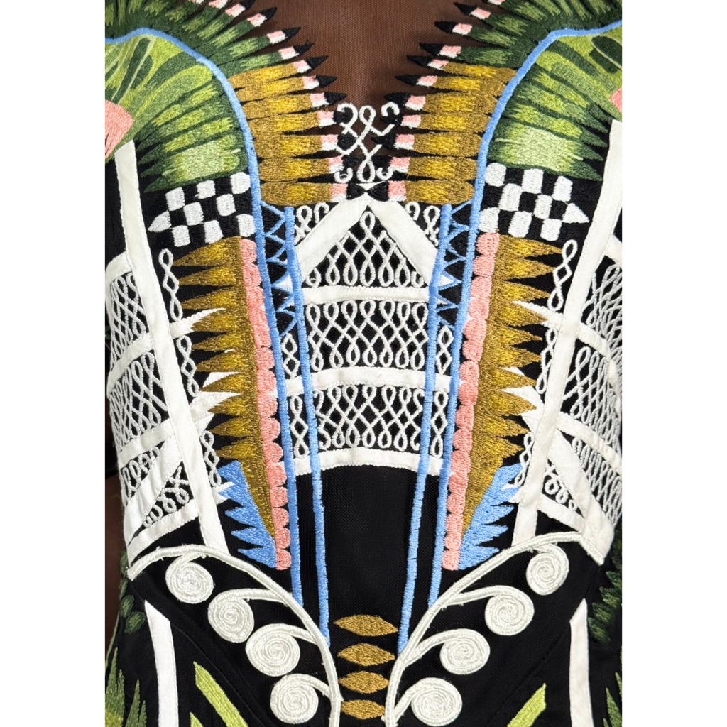 Temperley London Embroidered Organza Dress, 8