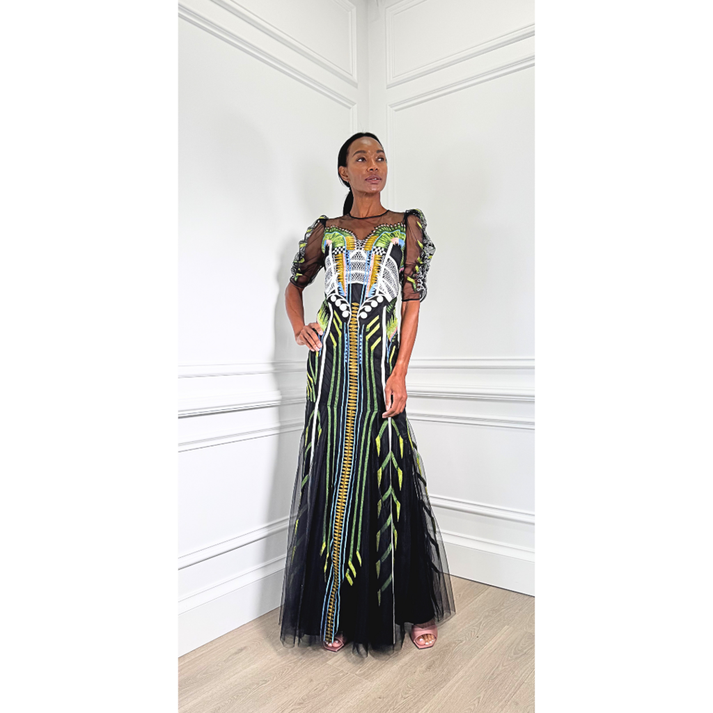 Temperley London Embroidered Organza Dress, 8