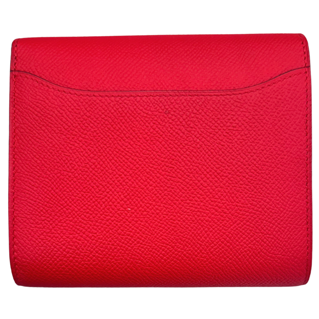 Hermès Constance Wallet Hermès Constance III Rouge de Coeur Red Epsom Mini Mauve Sylvestre Enamel Hardware (2019)