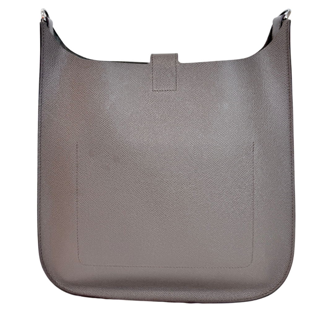 Hermès Evelyne Brown/Gray Sellier PM Palladium HW