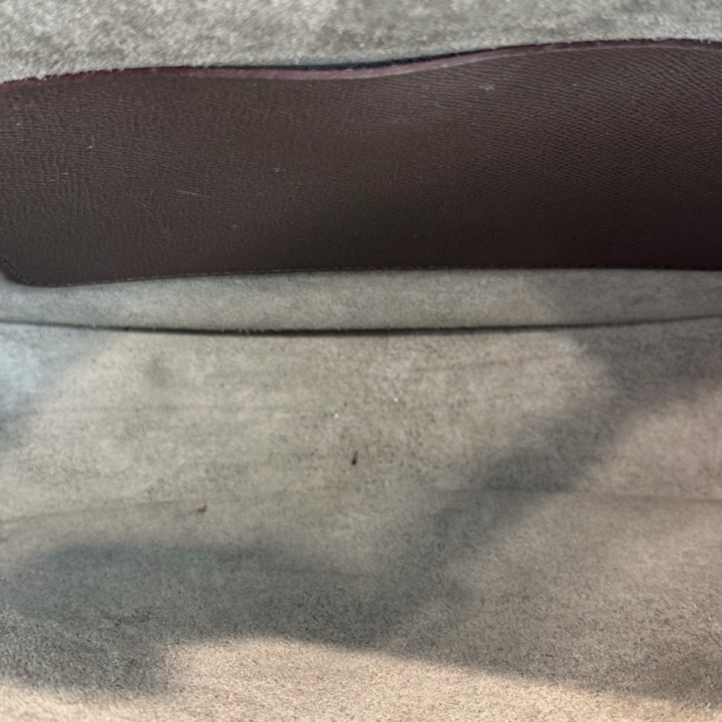 Hermès Evelyne Brown/Gray Sellier PM Palladium HW