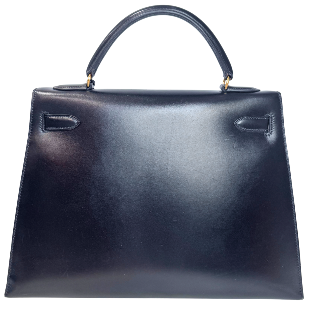 Hermès Kelly Black Box Calf 32CM Gold HW (1992)