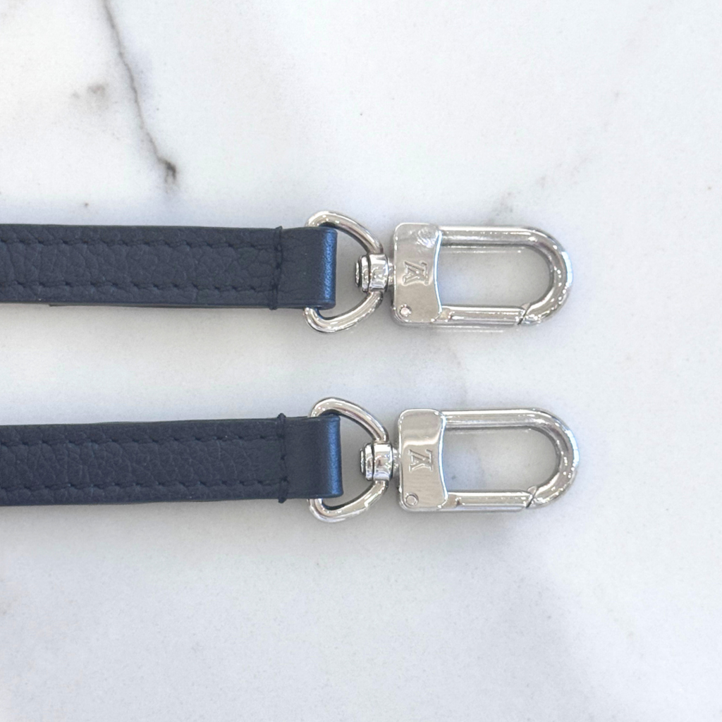 Louis Vuitton Black Nano Lockme Crossbody Bucket Bag