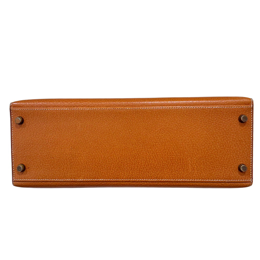 Hermès Kelly Peau De Porc Skin 32CM Palladium HW (1992)
