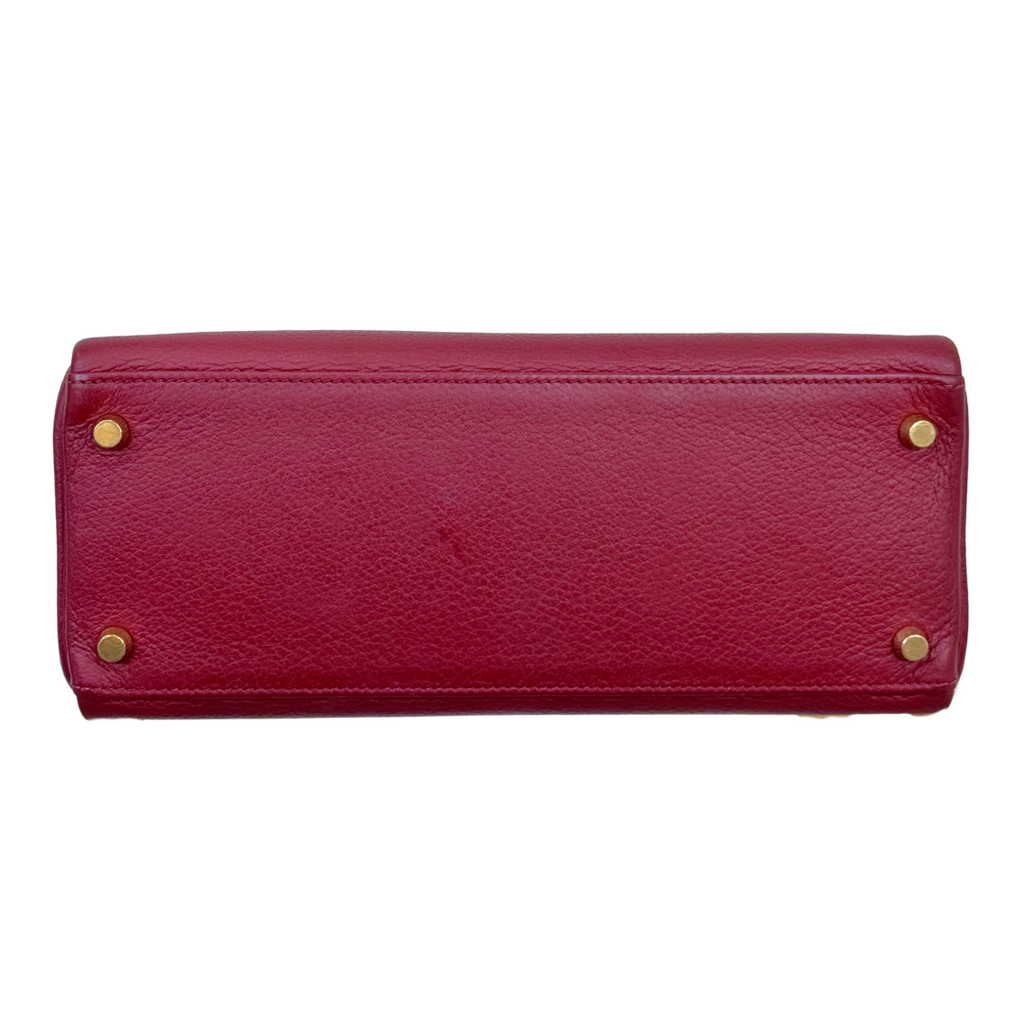 Hermès Kelly Rouge H Togo 28CM Gold HW (2004)