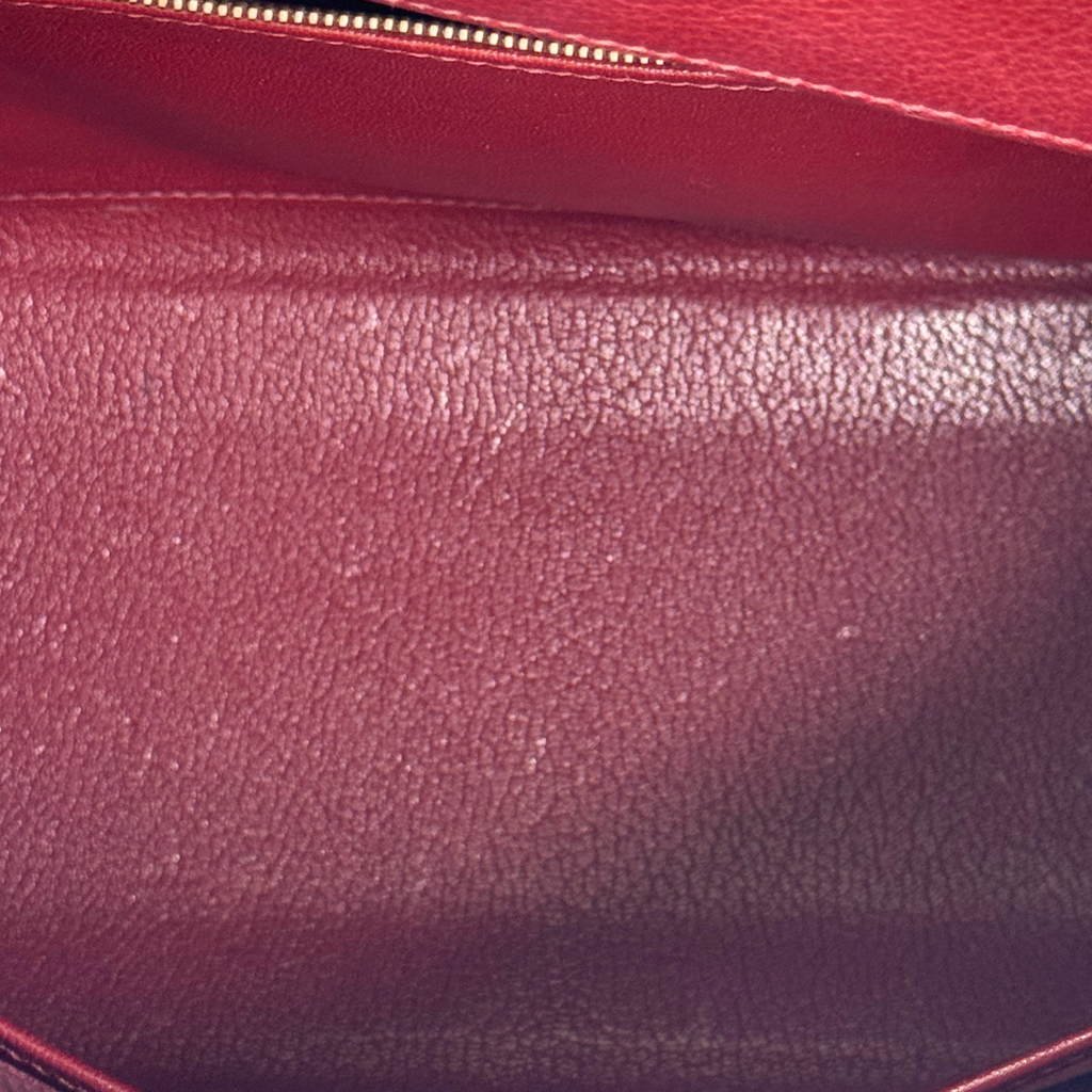 Hermès Kelly Rouge H Togo 28CM Gold HW (2004)
