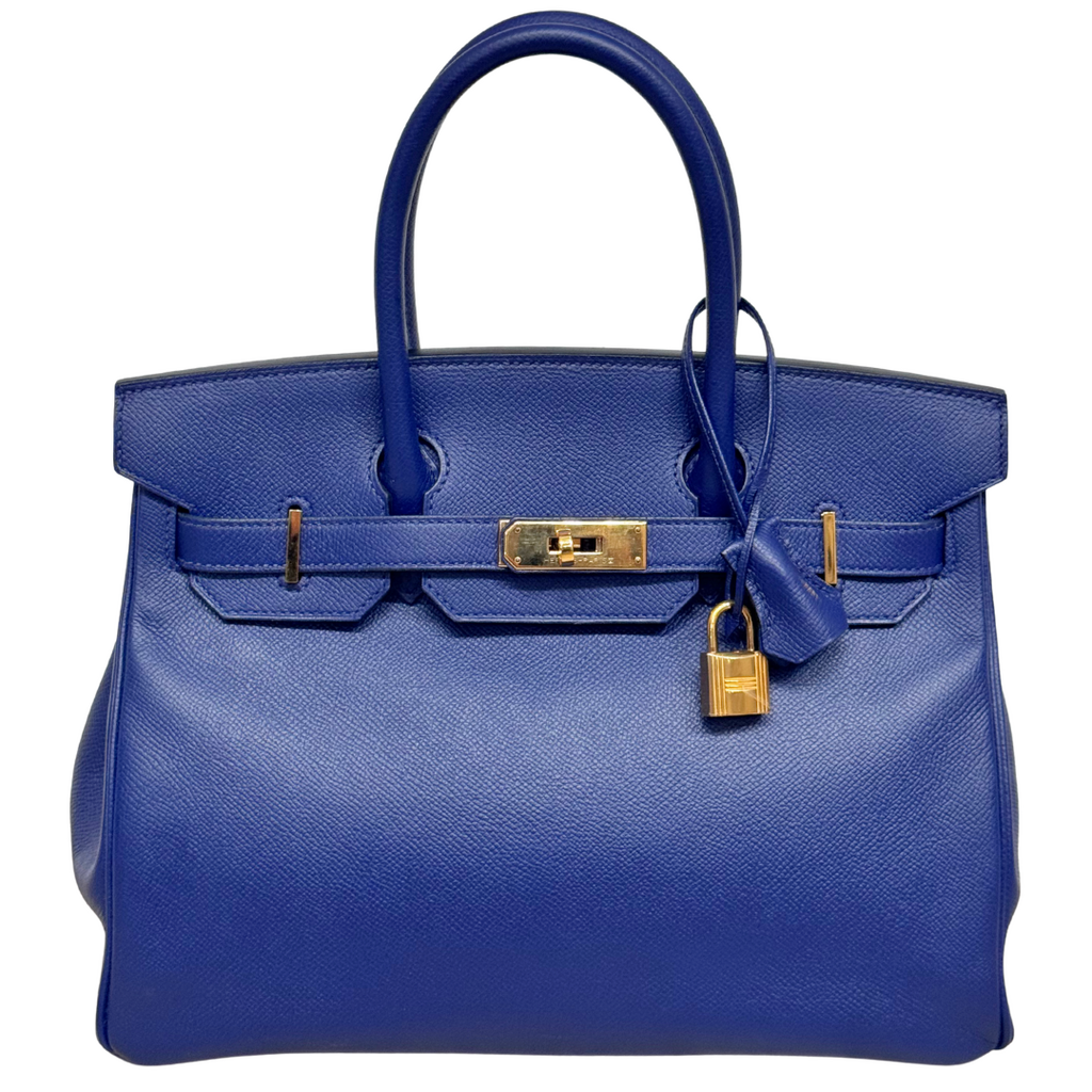 Hermès Birkin Blue Sapphire Epsom 30CM Gold HW (2016)