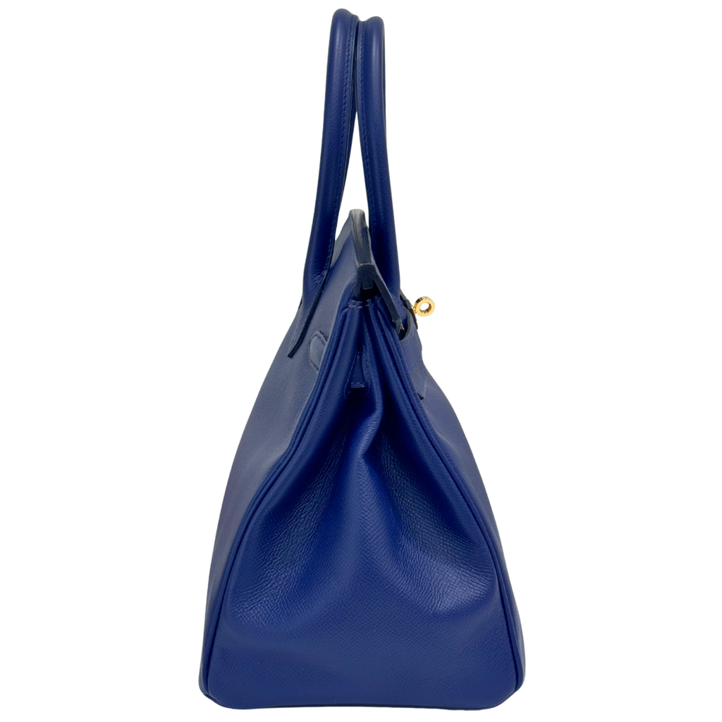 Hermès Birkin Blue Sapphire Epsom 30CM Gold HW (2016)