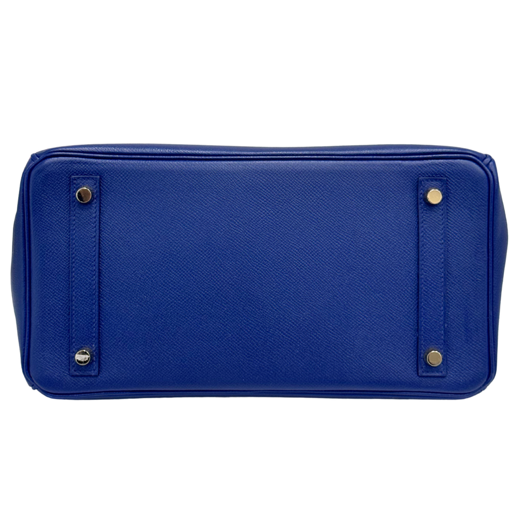 Hermès Birkin Blue Sapphire Epsom 30CM Gold HW (2016)