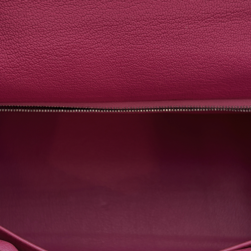 Hermès Kelly Pink Chevre de Coramandell 32CM Palladium HW (2005)