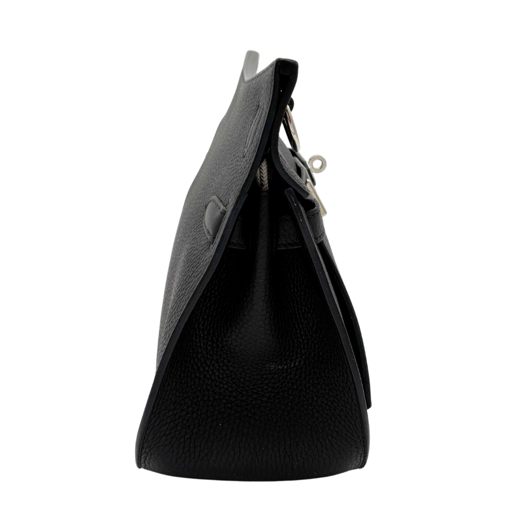 Hermès Jypsiere Black Togo 28CM Palladium HW