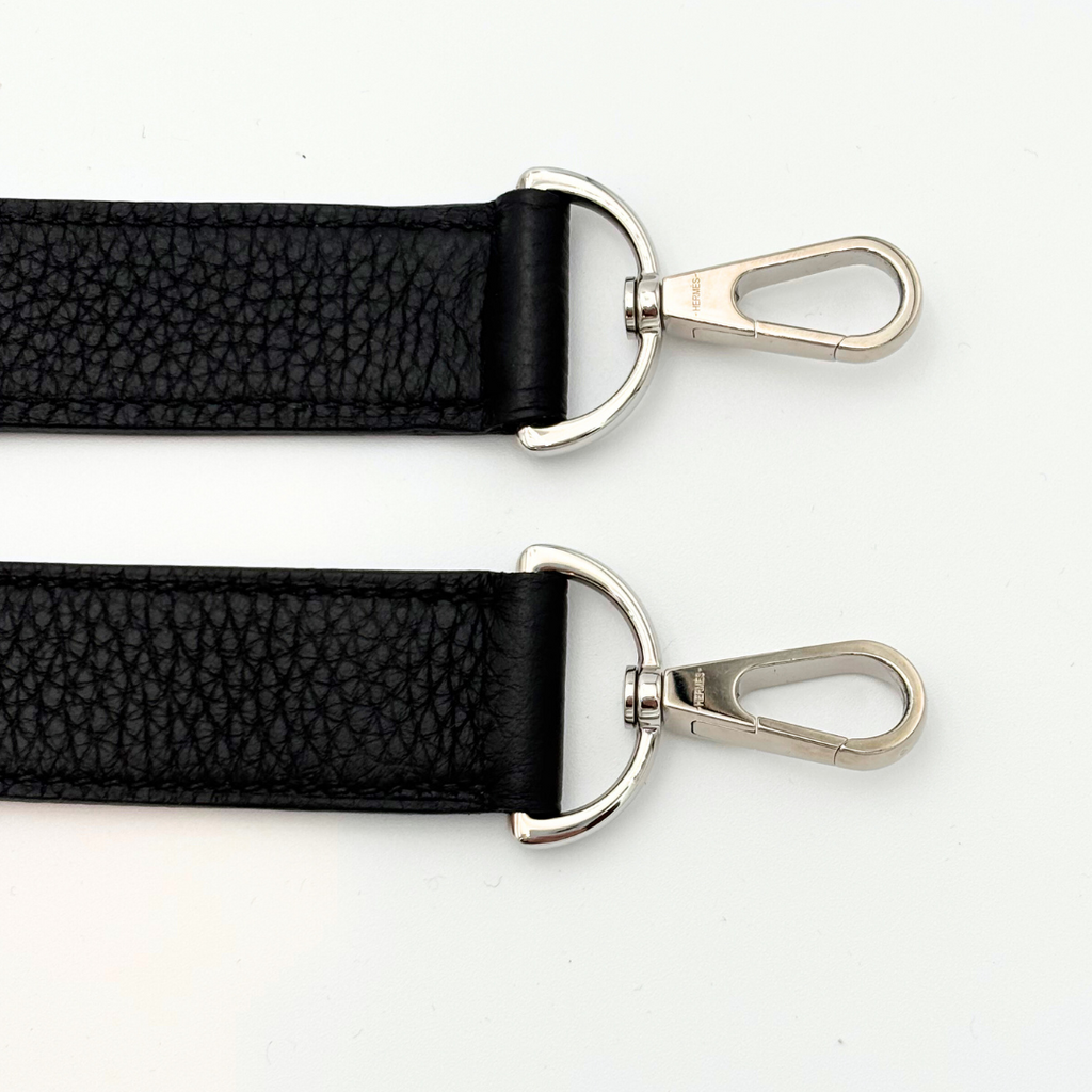 Hermès Jypsiere Black Togo 28CM Palladium HW