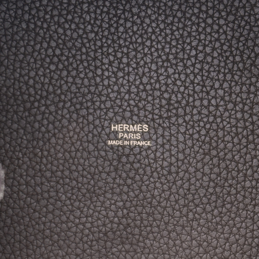 Hermès Picotin Etoupe Clemence 22CM Gold HW