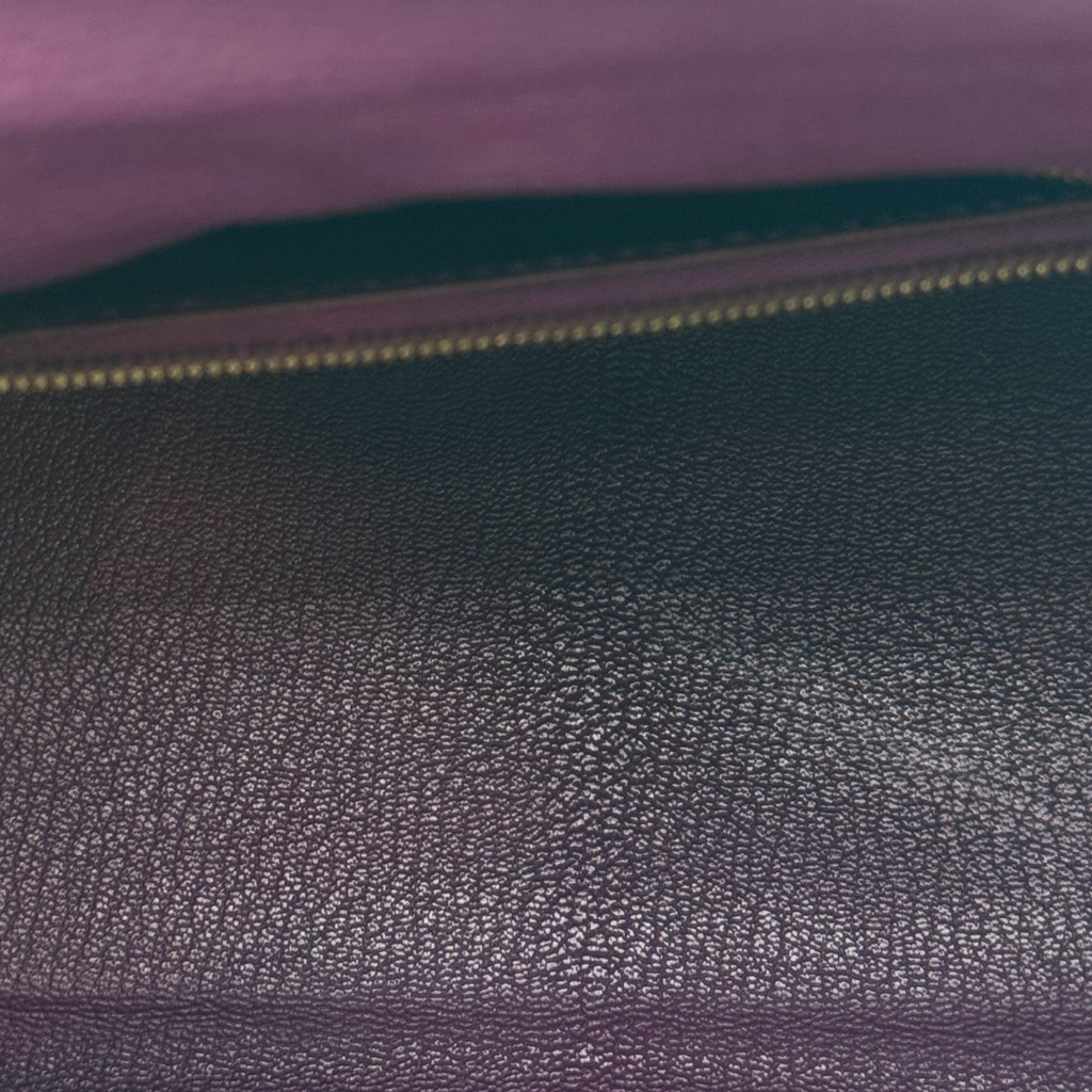 Hermès Kelly Plum Togo 25CM Gold HW