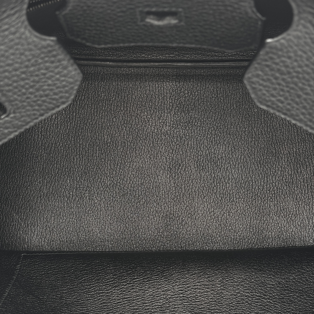 Hermès Birkin Black Clemence 35CM Palladium HW (2008)