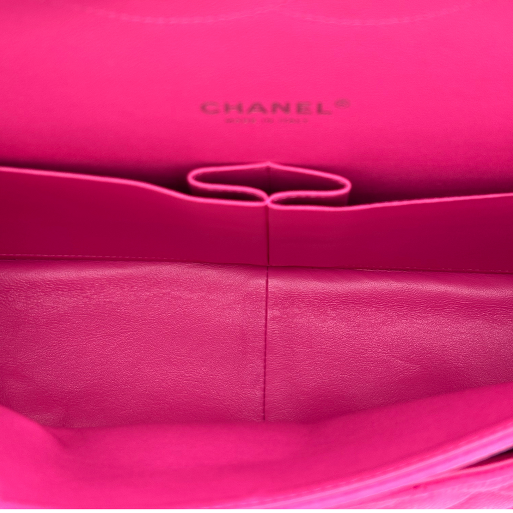 Chanel Pink Maxi Lambskin Double Bag (2013-2014)