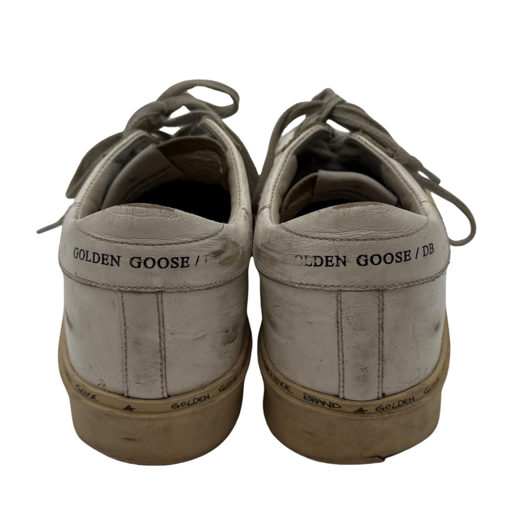 Golden Goose Whtie Leather Gold Star Sneaker, 37