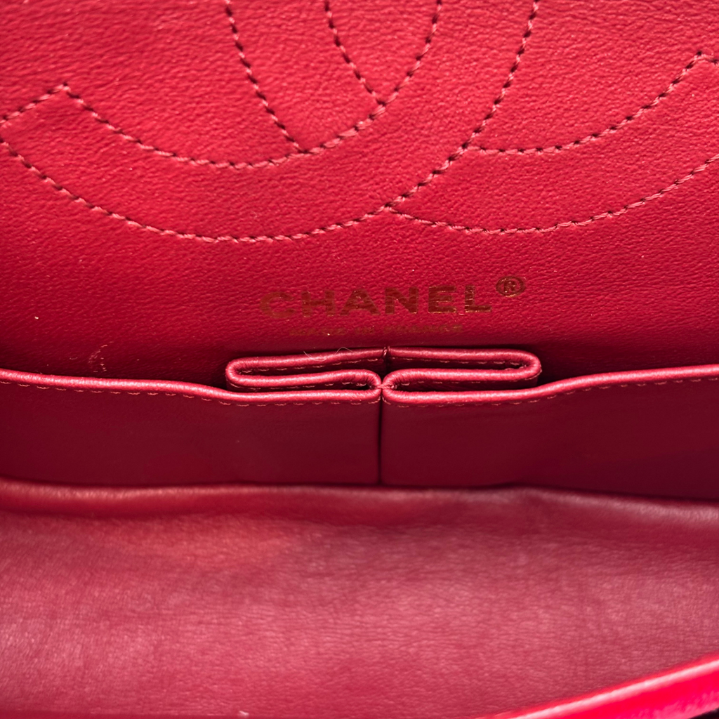 Chanel Red Velvet 2.55 Reissue