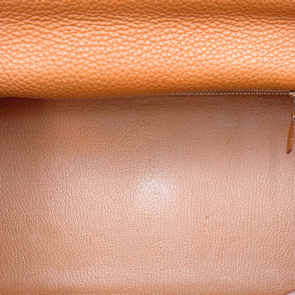 Hermès Shoulder Kelly Gold Togo Palladium HW