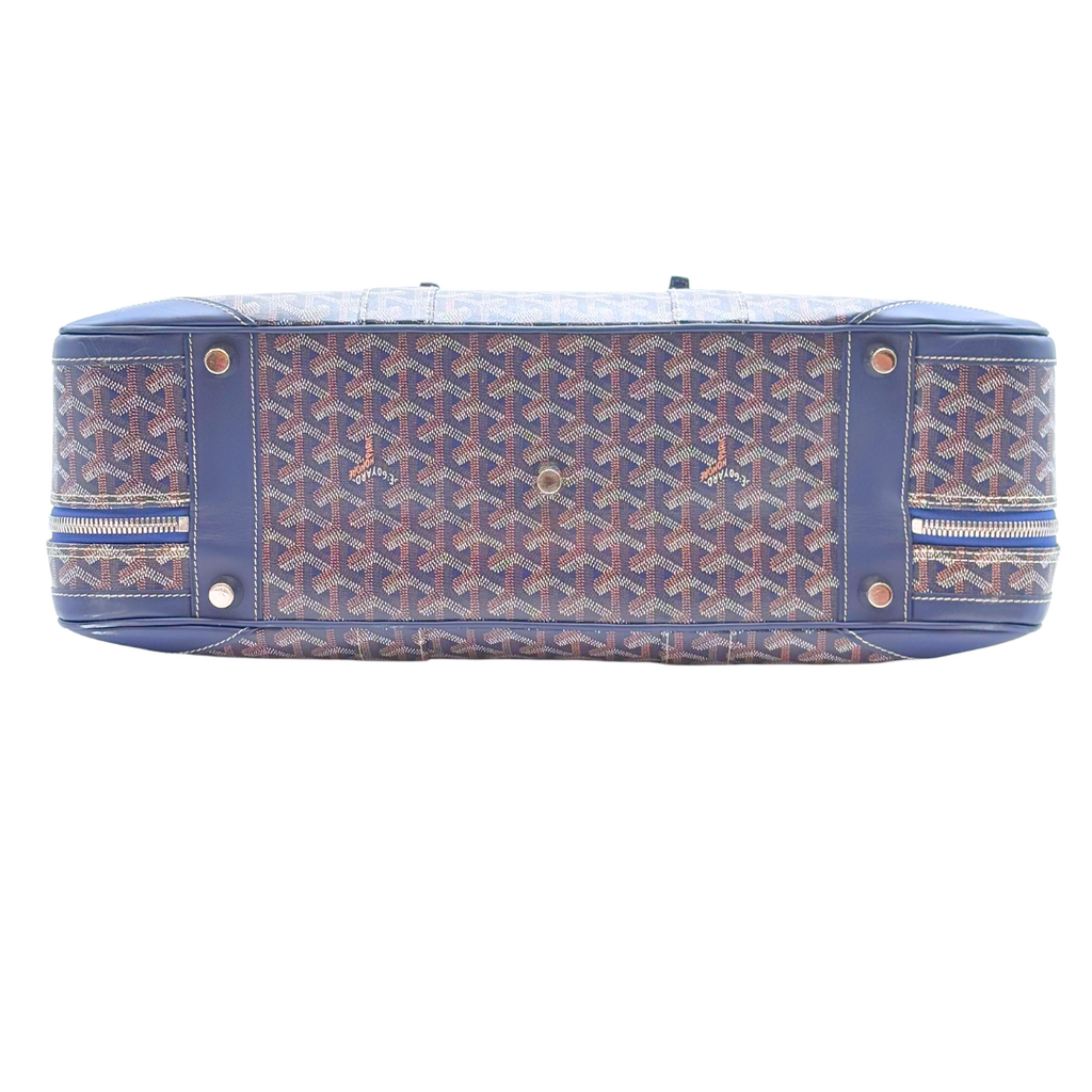 Goyard Navy Majordome Soft Suitcase