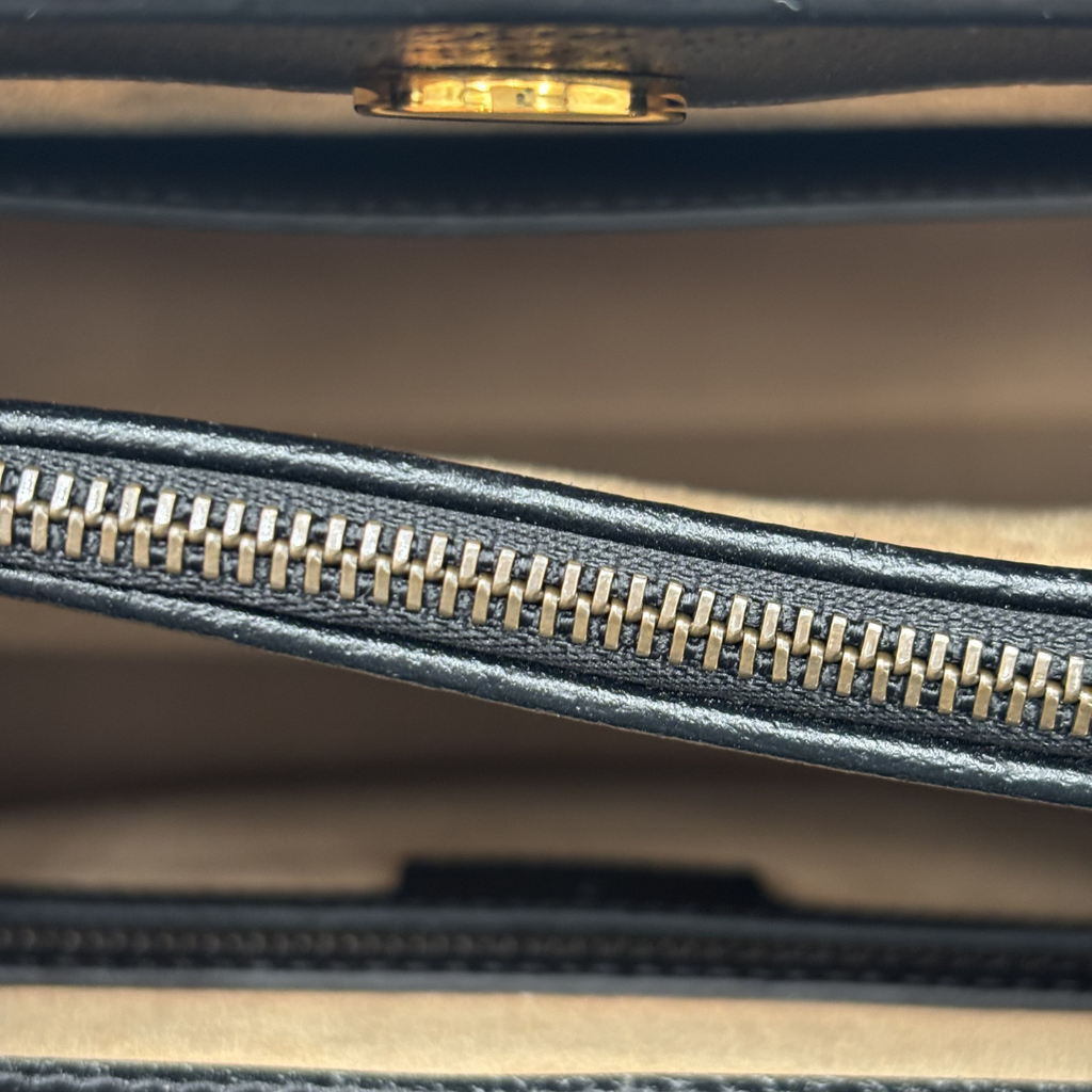 Gucci Black Dragon Painted Diana Bag