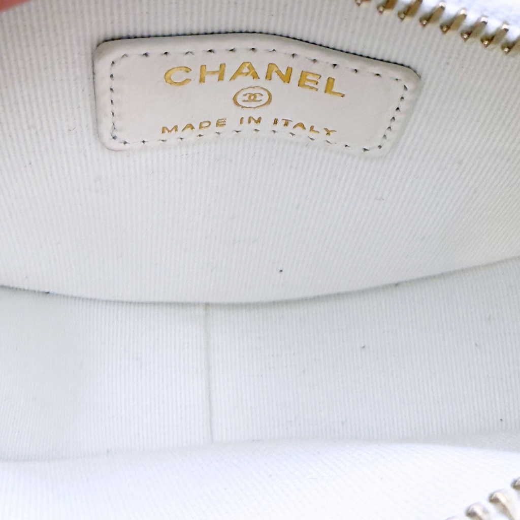 Chanel White Mini Heart Bag