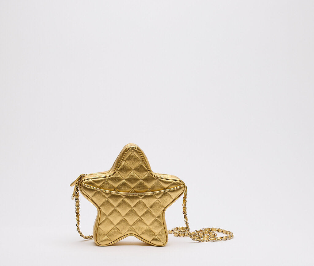 Chanel Metallic Gold "Walk of Fame" Star Crossbody