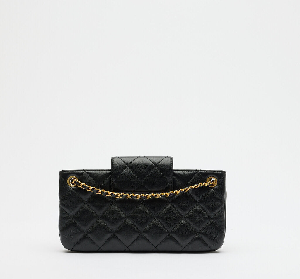 Chanel Black Baguette Large CC Shoulder/Crossbody