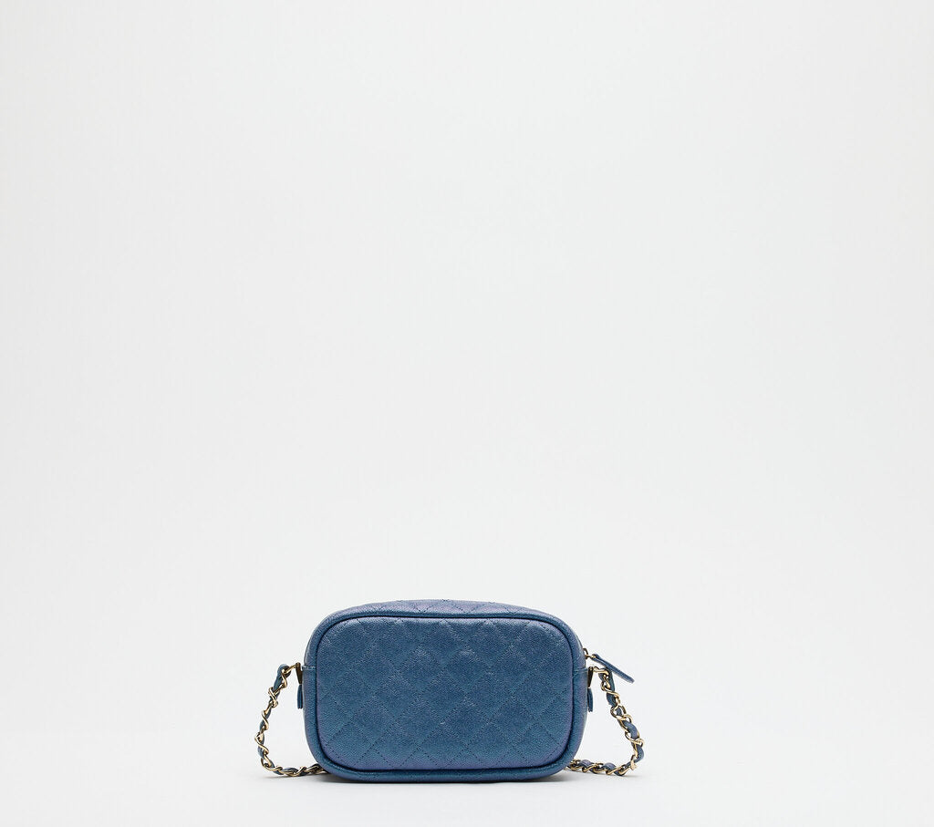 Chanel Indigo Iridescent Pocket Camera Bag (2019)