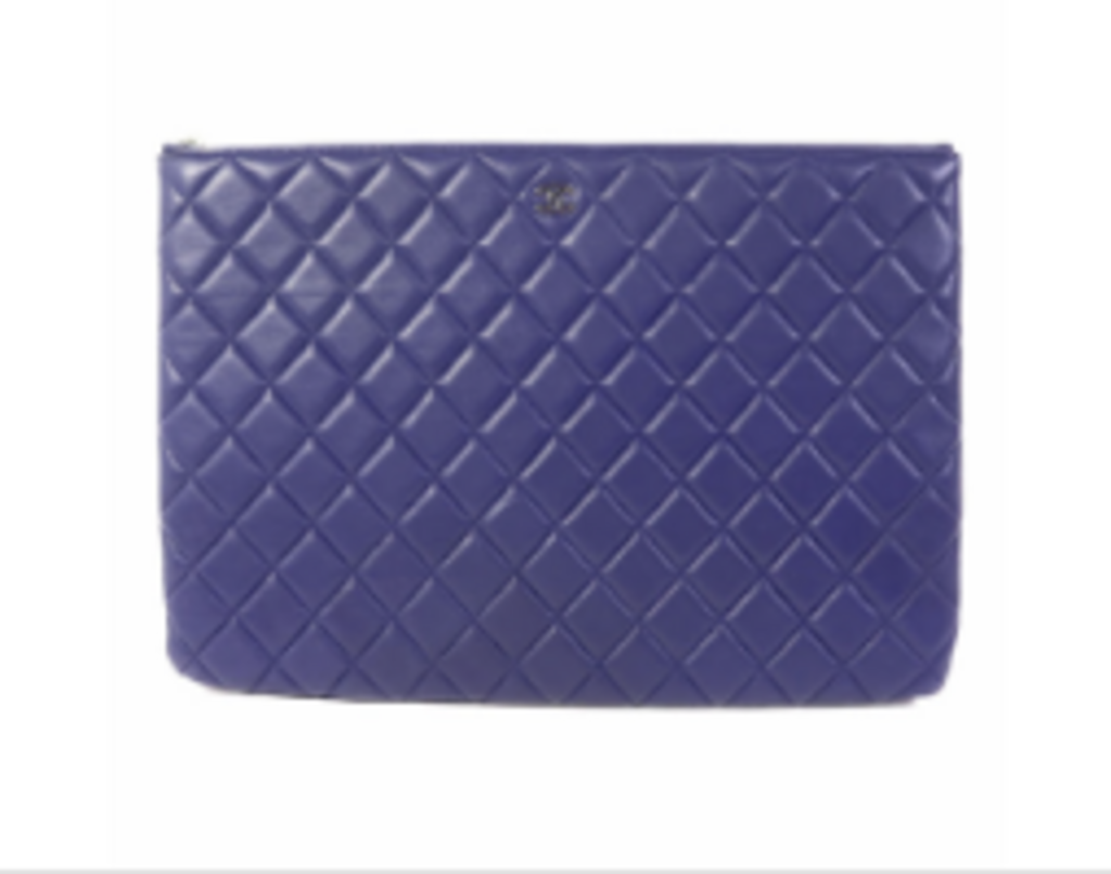 Blue Lambskin O Case