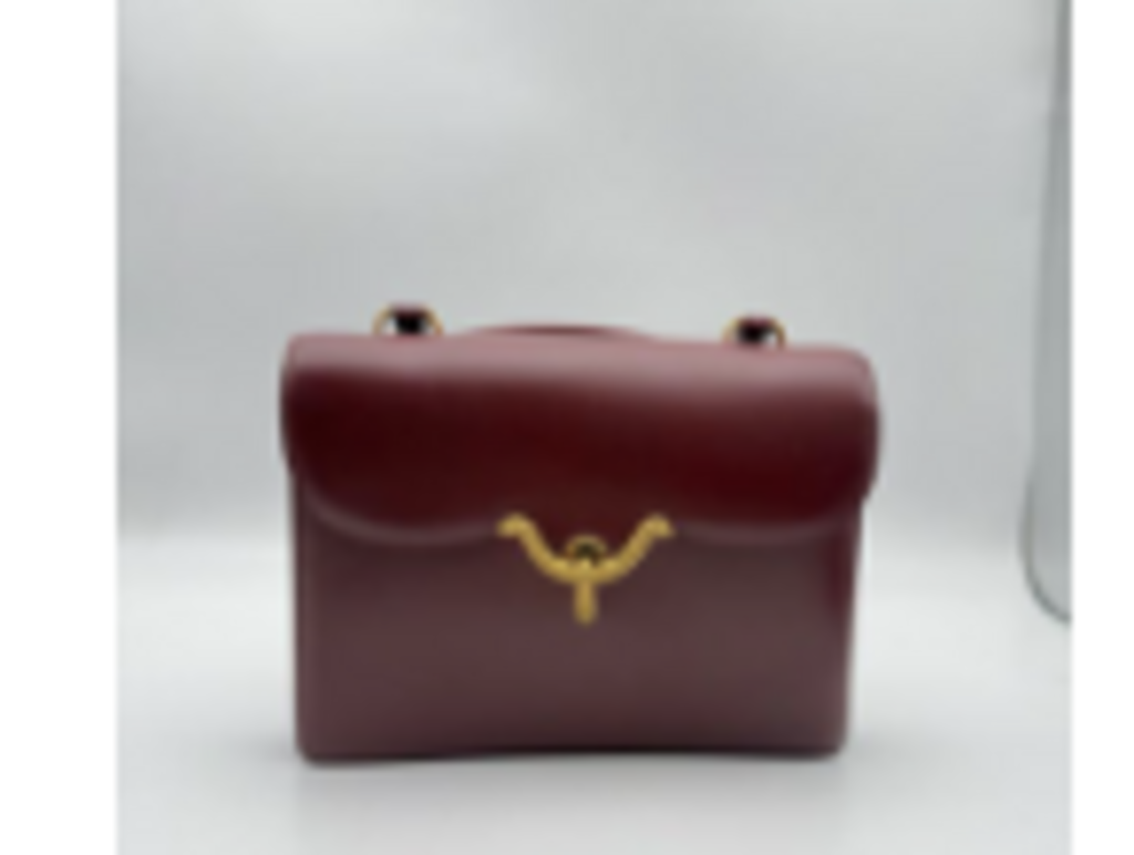 Vintage Rouge H Leather Flap Bag
