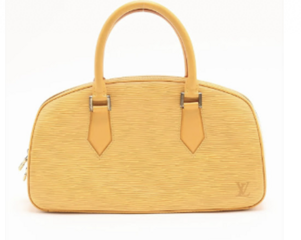 Tassil Yellow Epi Jasmine Top Handle Bag