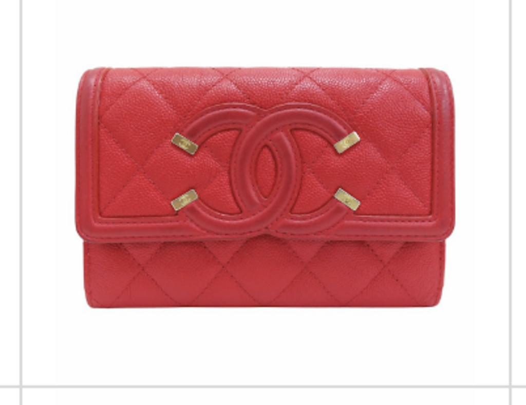 Red Filigree Wallet