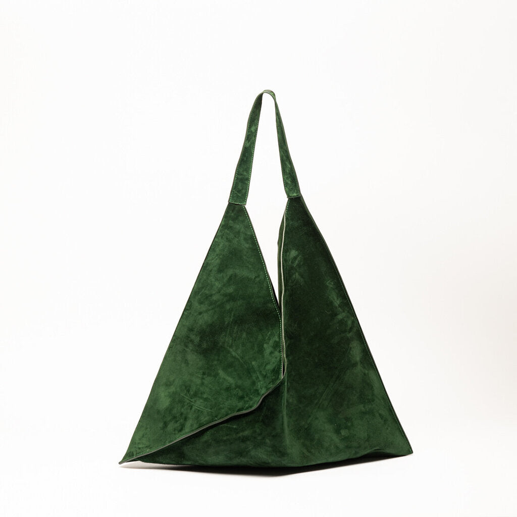 Khaite Green Suede Sara Bag
