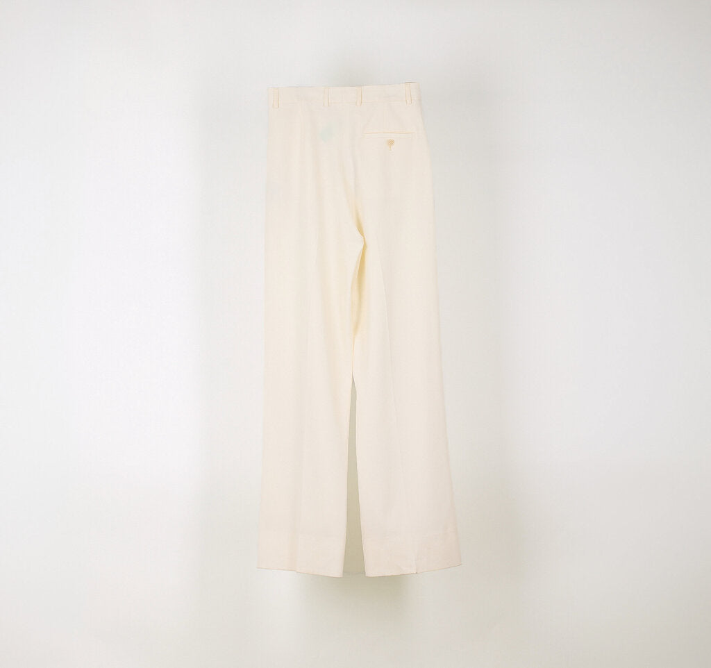 Stella McCartney 2025 Floral Embroidered Wide Leg Pants