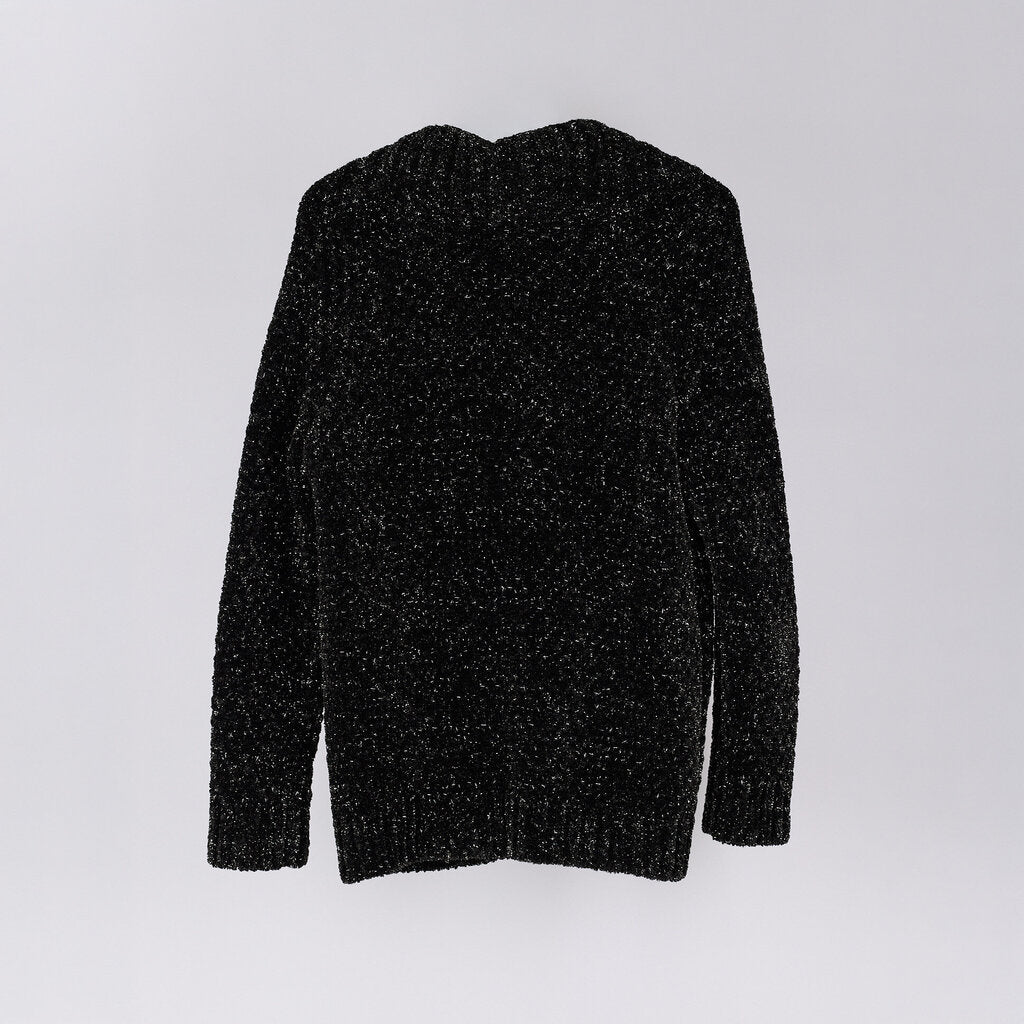 Saint Laurent 2019 Black Acetate Metallic Cardigan