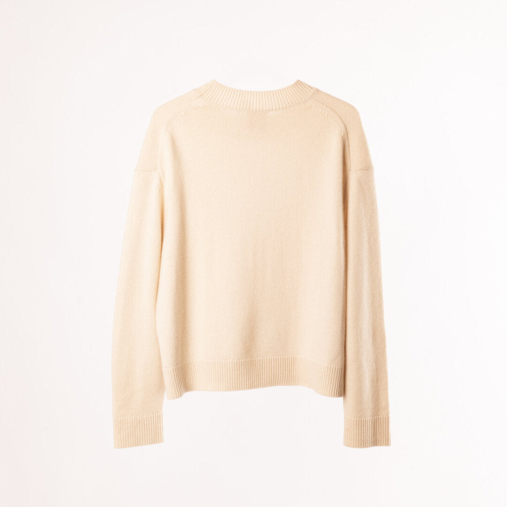 TWP Cream Cashmere Sweater