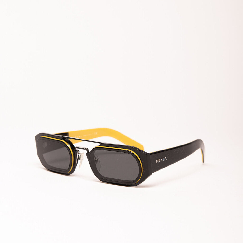 Prada Black & Yellow Prada Sunglasses