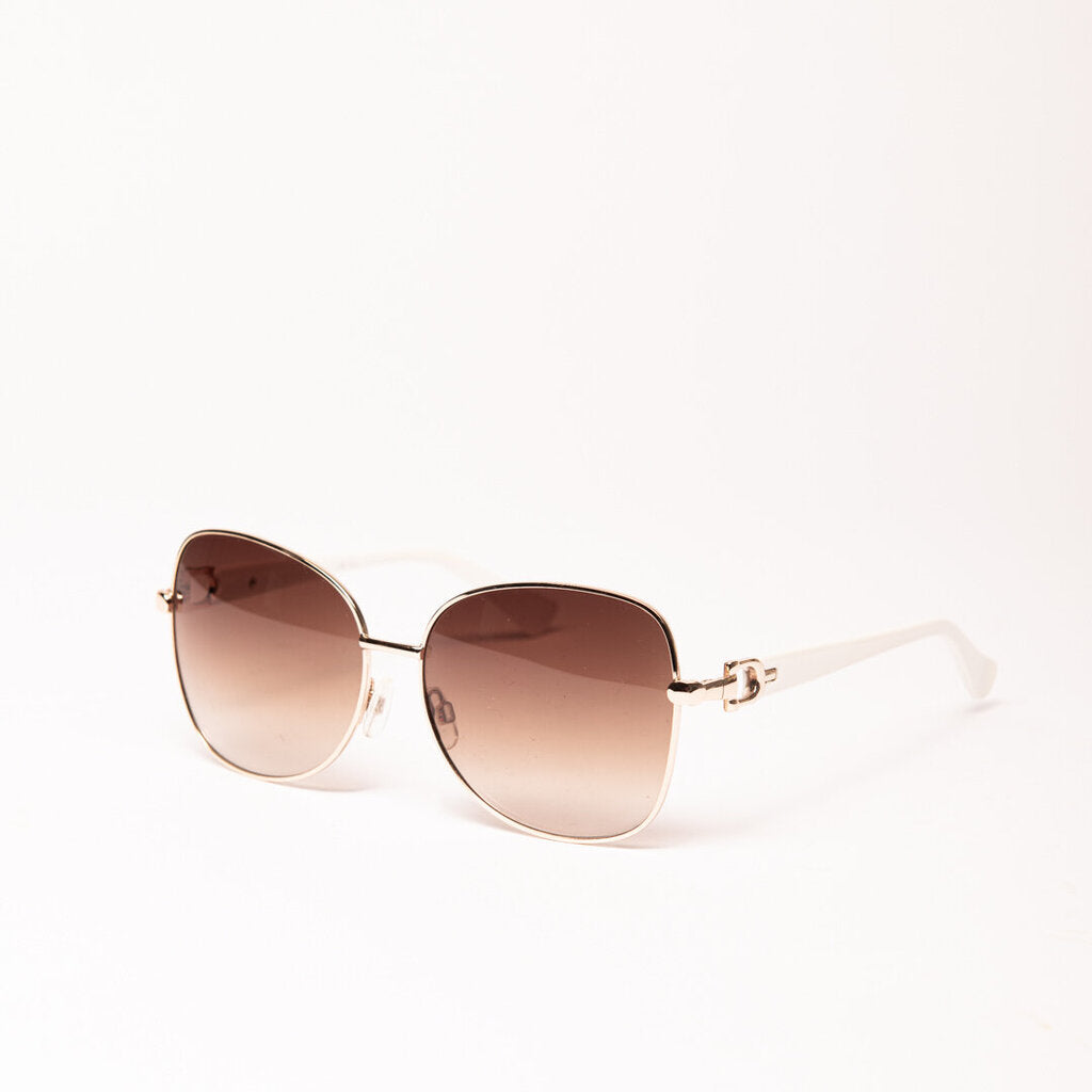Gucci White Rim Sunglasses