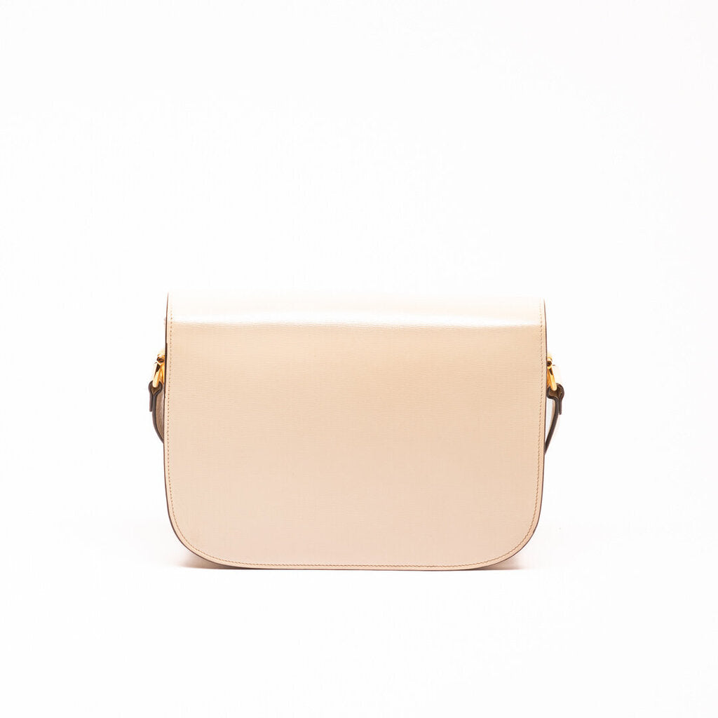 Gucci Cream Leather 1955 Horsebit Bag