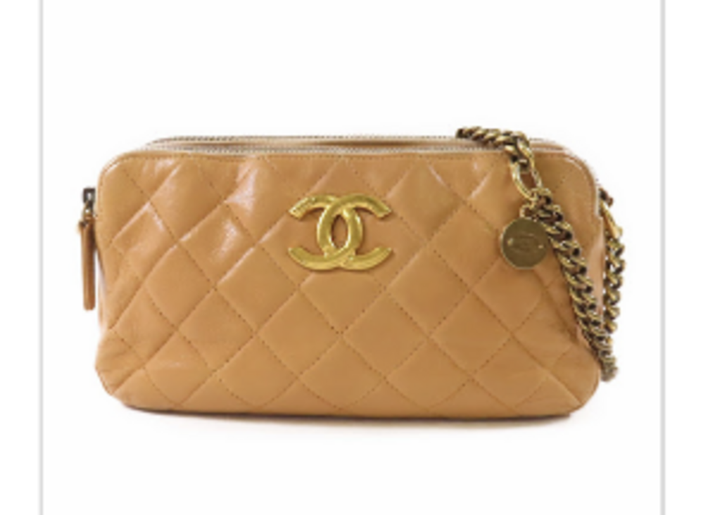 '12-'13 Light Orange/Tan Crossbody Bag