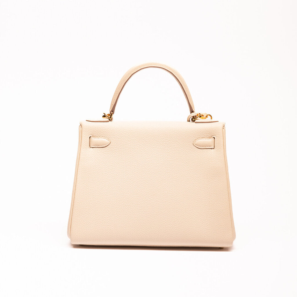 Hermes Craie Togo Gold Hardware Kelly 28 (2023)