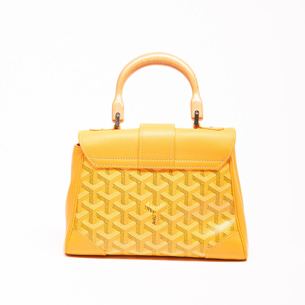 Goyard Yellow Mini Saigon 2 Way Bag