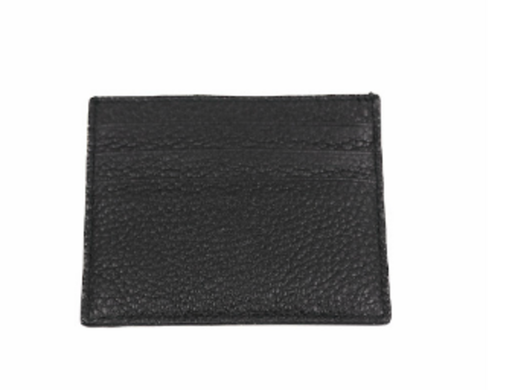 Black Leather Card Holder
