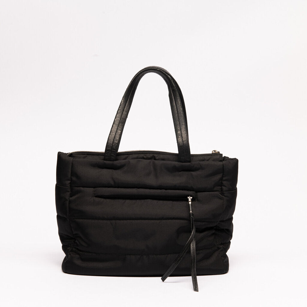 Prada Black Nylon Tessuto Tote Bag